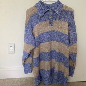 Zara oversized Rugby sweater
